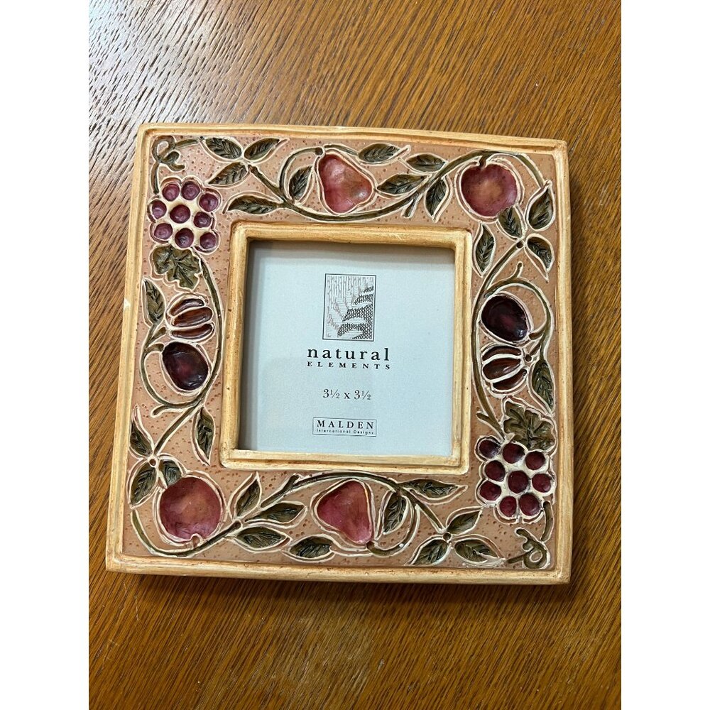 Fruit Themed Natural Elements 3.5 x 3.5 Frame